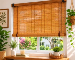 Bamboo Roll-up Blind