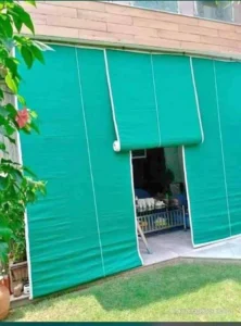 DHORI Green Decorative Beautiful-Design Bamboo Roll-up Blind Joint Shade Chick Window Closer/Curtains