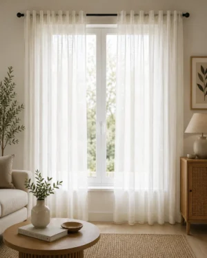 Sheer Window Curtains