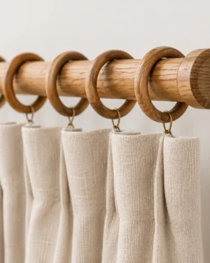 Wooden Curtain Rings