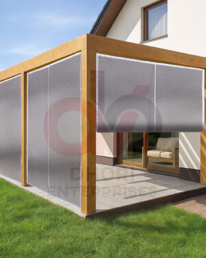 Dhori Bamboo Roll-up Blind Joint Shade Chick Window Closer/Curtains for Balcony, Windows, Outdoors, Door& Ceilling 100% Waterproof Being
