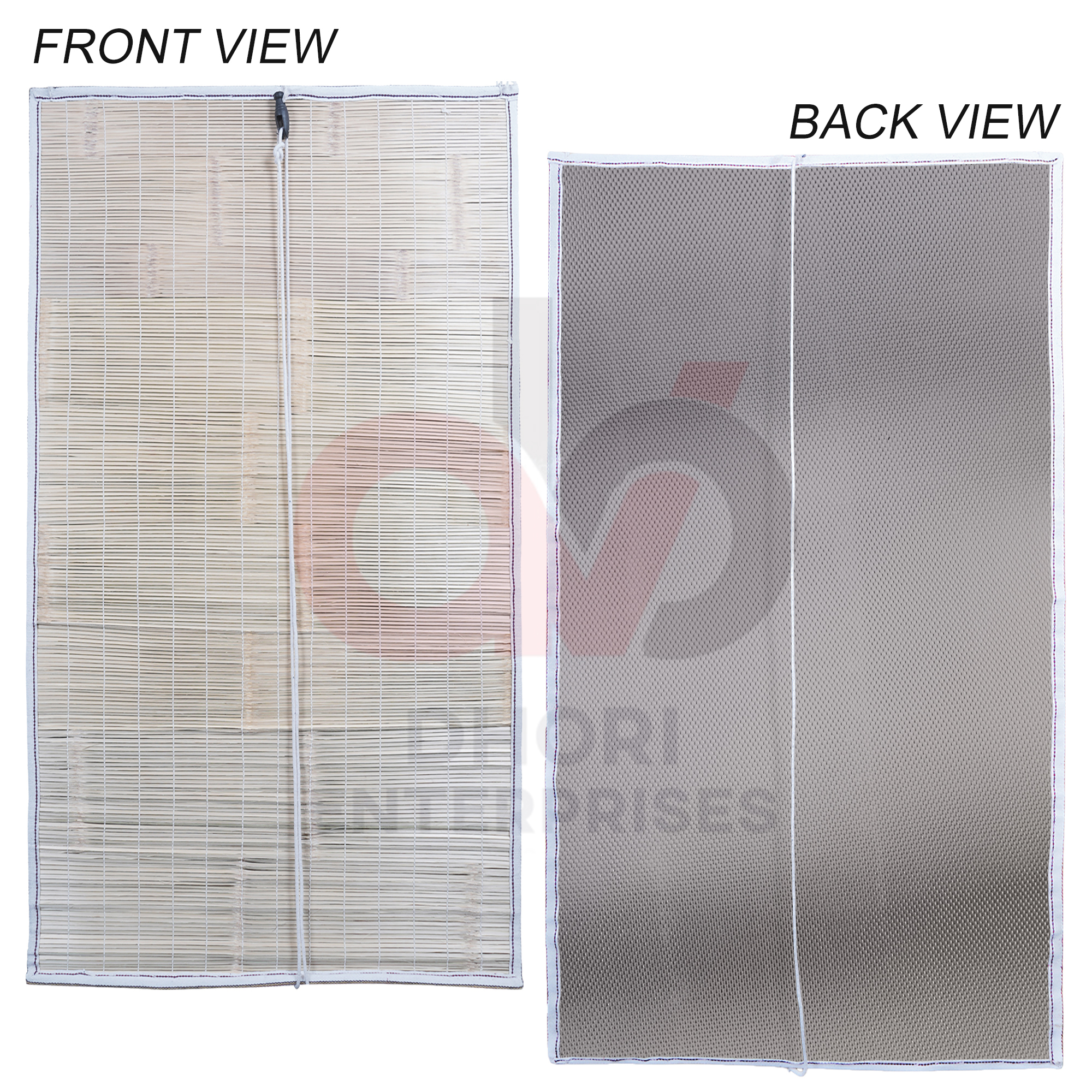Dhori Bamboo Roll-up Blind Joint Shade Chick Window Closer/Curtains for Balcony, Windows, Outdoors, Door& Ceilling 100% Waterproof Being - Image 6