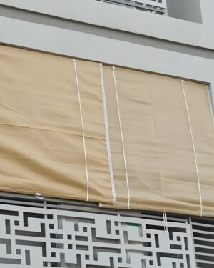DHORI Bamboo Roll-up Blind Joint Shade Chick Window Closer/Curtains for Balcony, Windows, Outdoors, Door& Ceilling Dust Proof Bamboo 100% Wterproof& Sunlight Proof